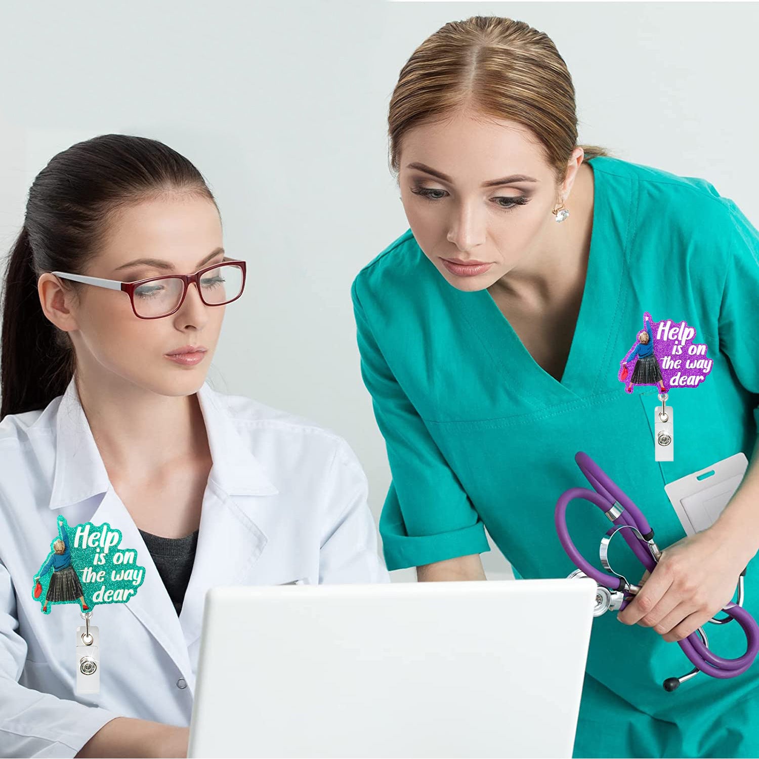 Wholesale Immediately help medical acrylic retractable clip easy pull buckle